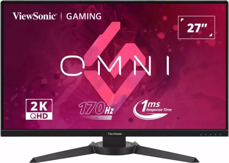 Монитор VIEWSONIC VX2780J-2K GAMING, 27", IPS, QHD 2560x1440, 170Hz, 1ms, AMD FreeSync Premium, HDMI, DP