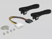 Вътрешно чекмедже Delock 5.25&Prime;, За 1 x 2.5&Prime; + 1 x 3.5&Prime; SATA HDD + 2 x USB 3.0 ports