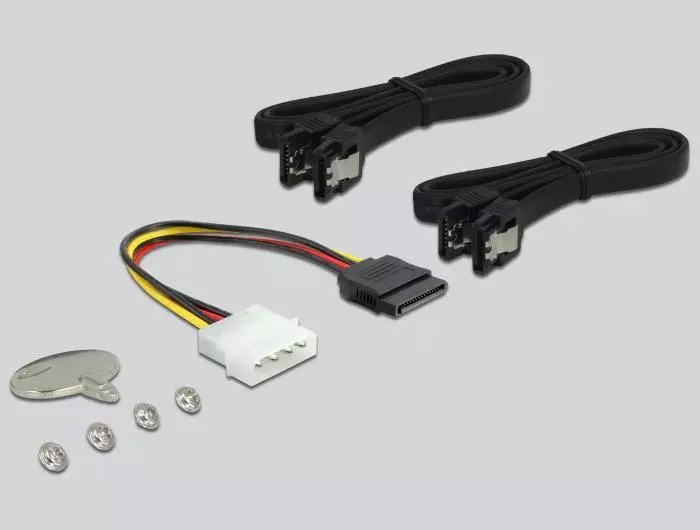 Вътрешно чекмедже Delock 5.25&Prime;, За 1 x 2.5&Prime; + 1 x 3.5&Prime; SATA HDD + 2 x USB 3.0 ports