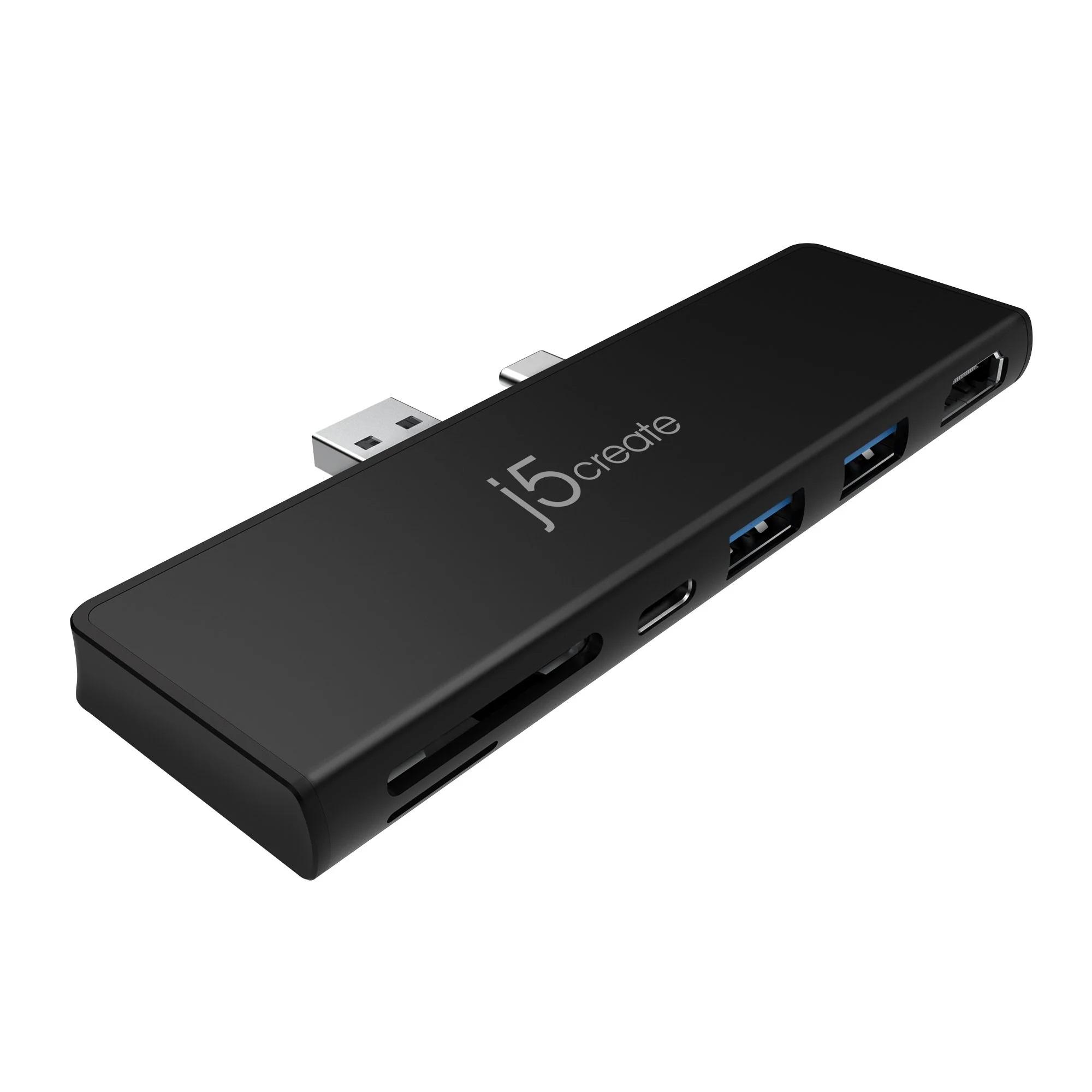 Dockingstation j5create LTRADRIVEMINIDOCK JCD324, Für Surface Pro 7