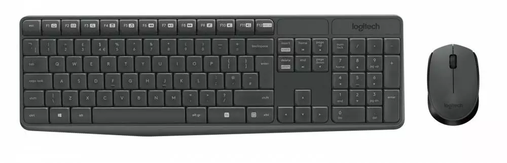 Комплект безжична клавиатура с мишка LOGITECH MK235 Black - 920-007931