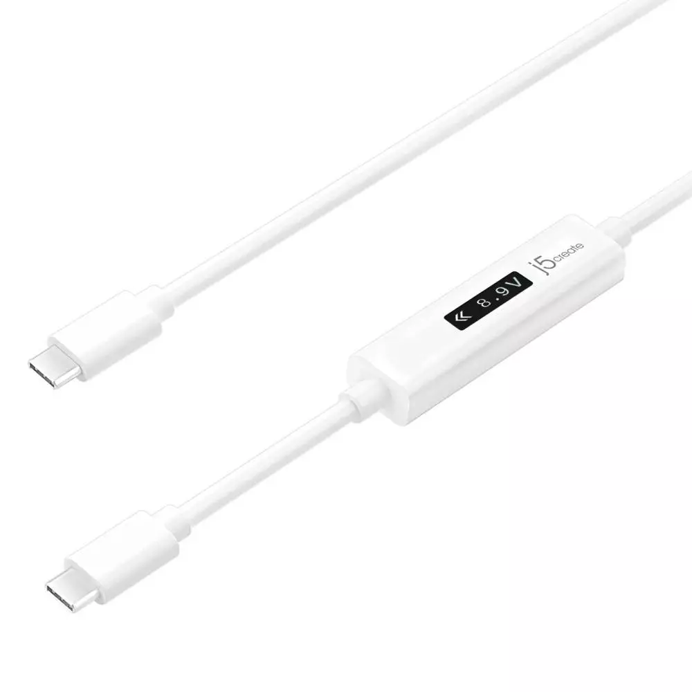 Ladekabel j5create JUCP14, Leistungsmonitor, USB-C