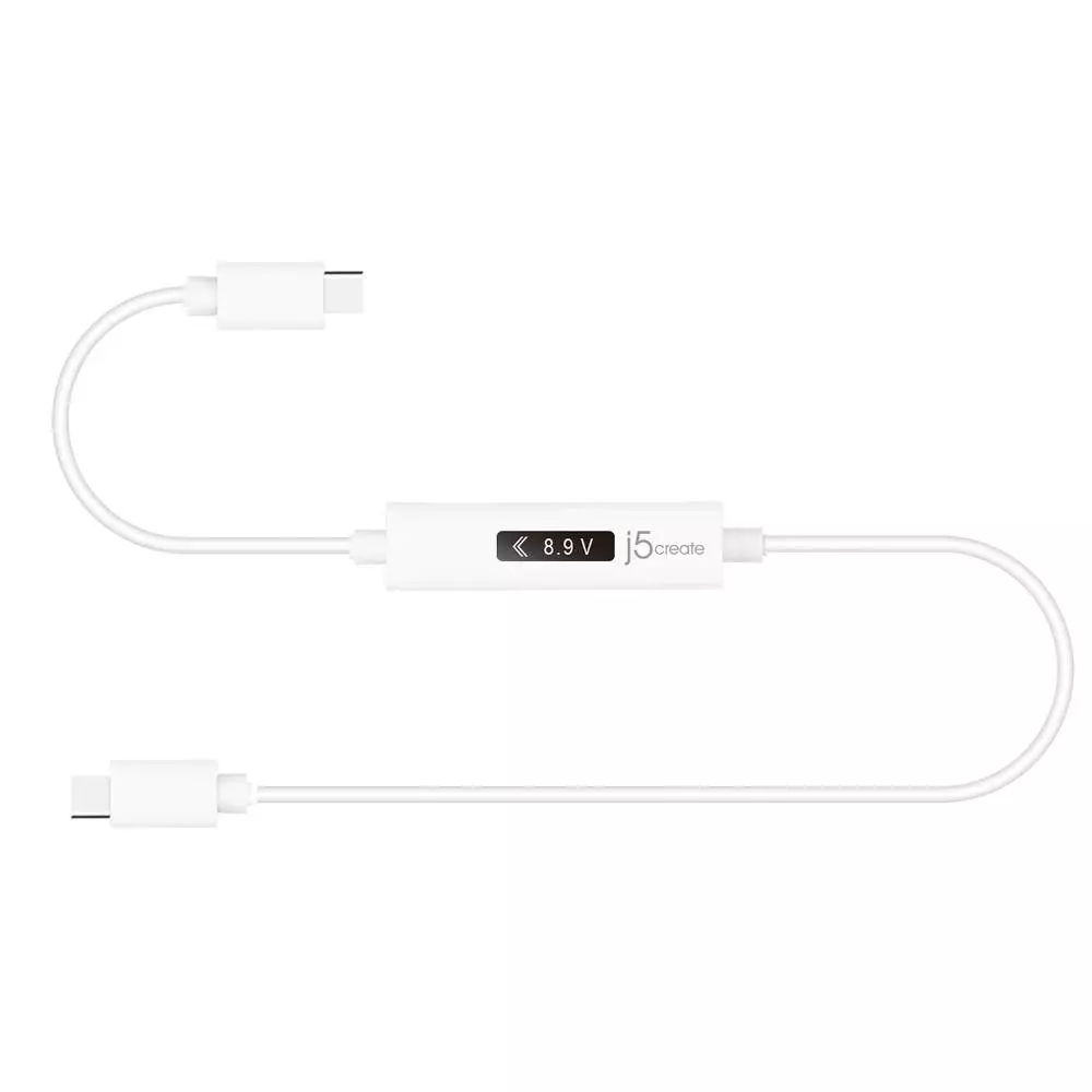 Кабел за зареждане j5create JUCP14, Измервател на мощност, USB-C