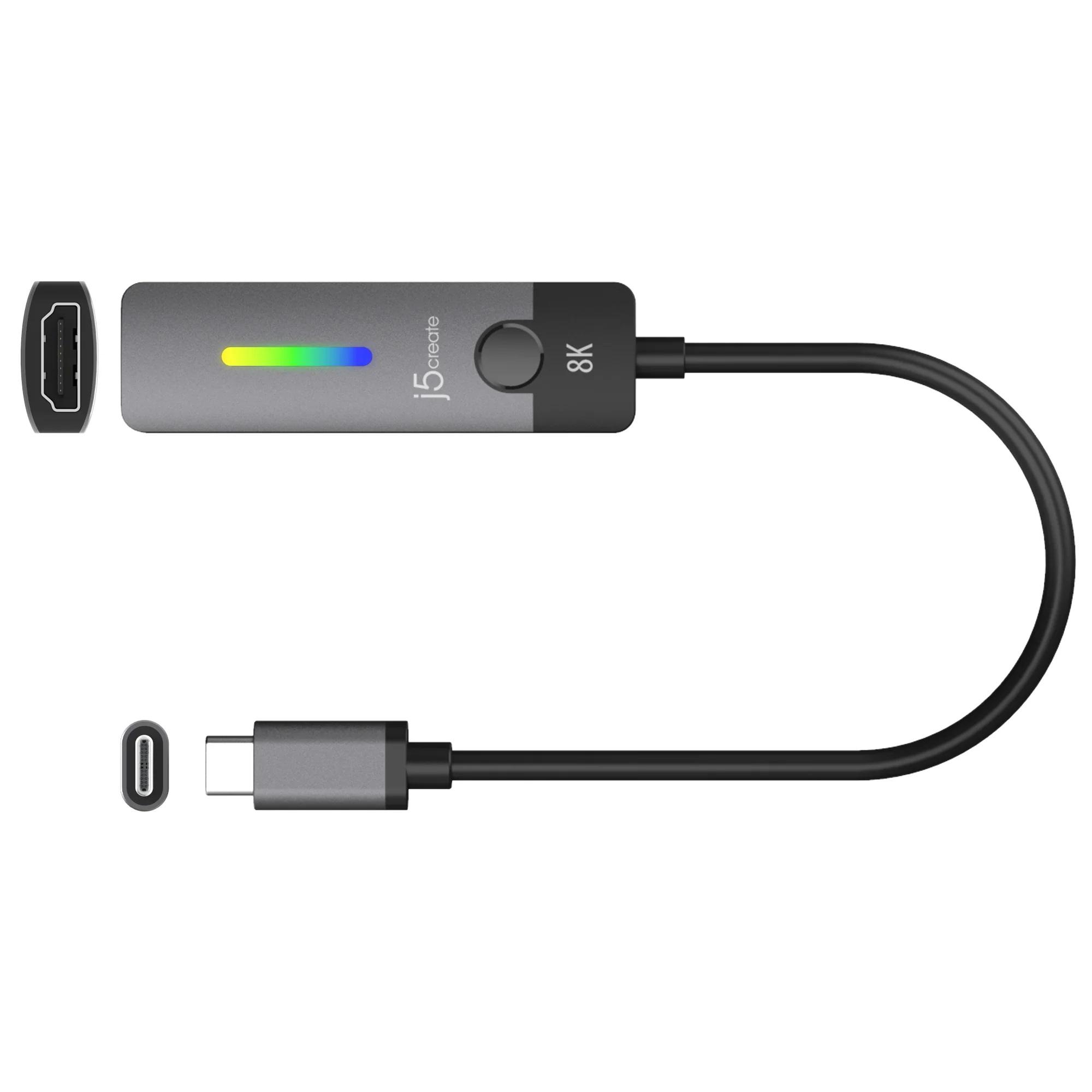 Αντάπτορας j5create JCA157, USB-C αρσενικό - HDMI 2.1 θηλυκό, 8K