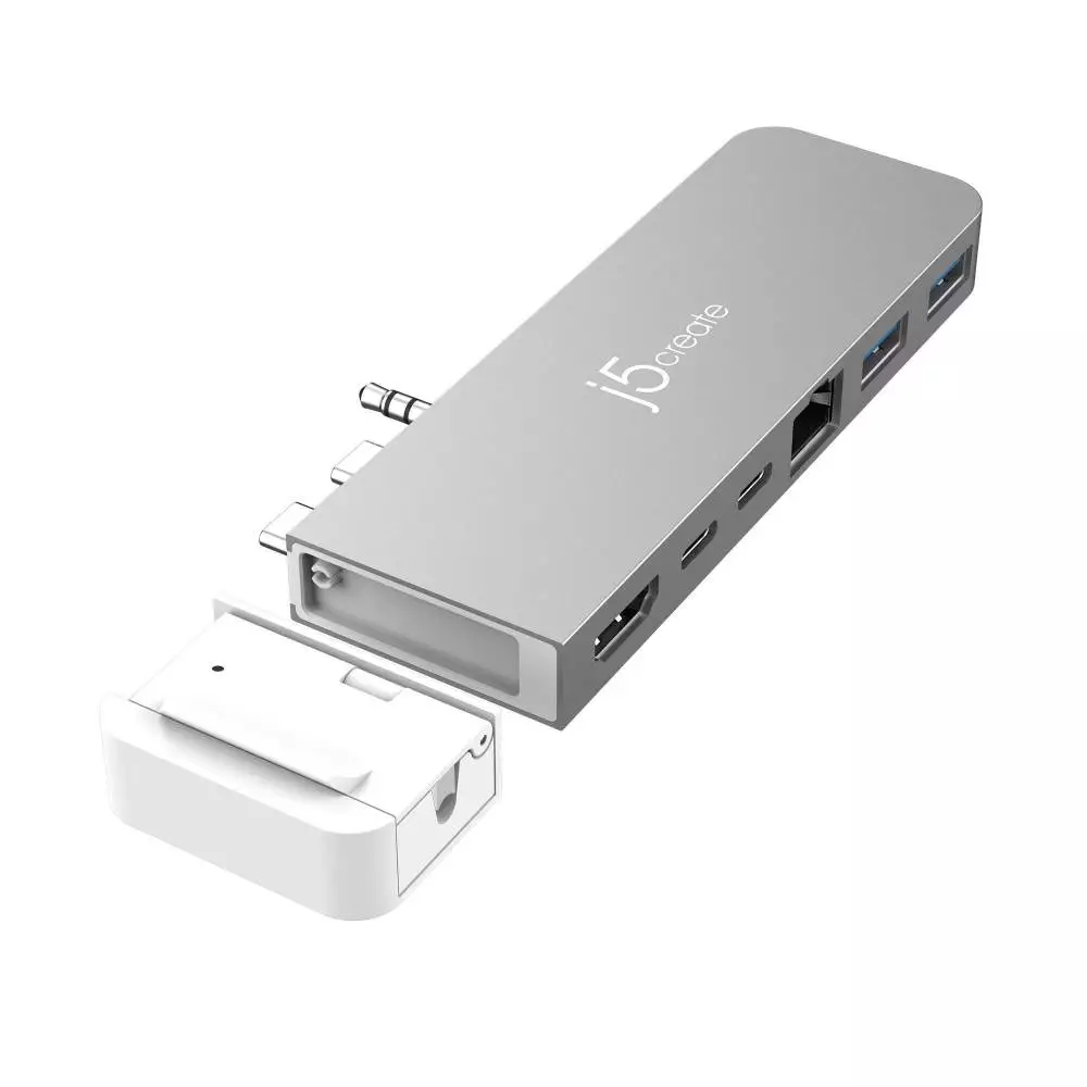 Докинг станция j5create JCD395, USB4 Hub, MagSafe Kit, За MacBook Pro 2021/2022