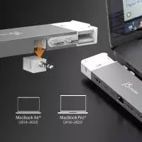 Докинг станция j5create JCD395, USB4 Hub, MagSafe Kit, За MacBook Pro 2021/2022