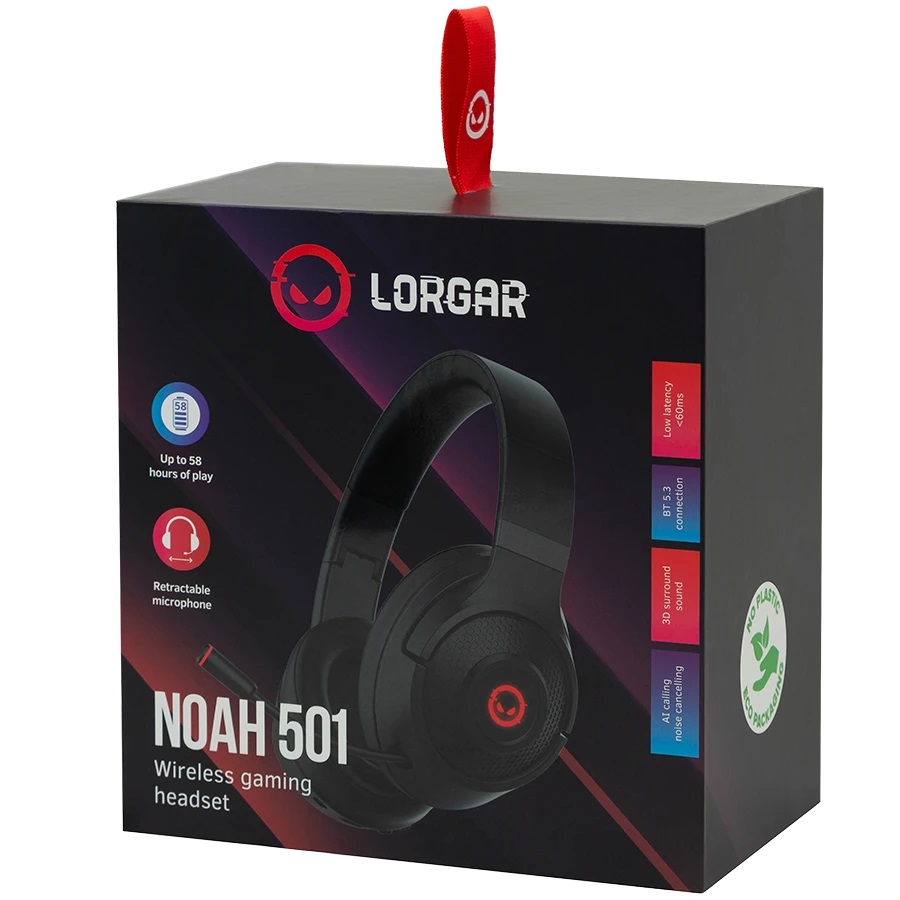 Геймърски слушалки LORGAR NOAH 501 LRG-GHS501