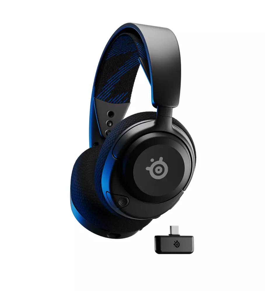 Геймърски безжични слушалки SteelSeries Arctis Nova 4P 