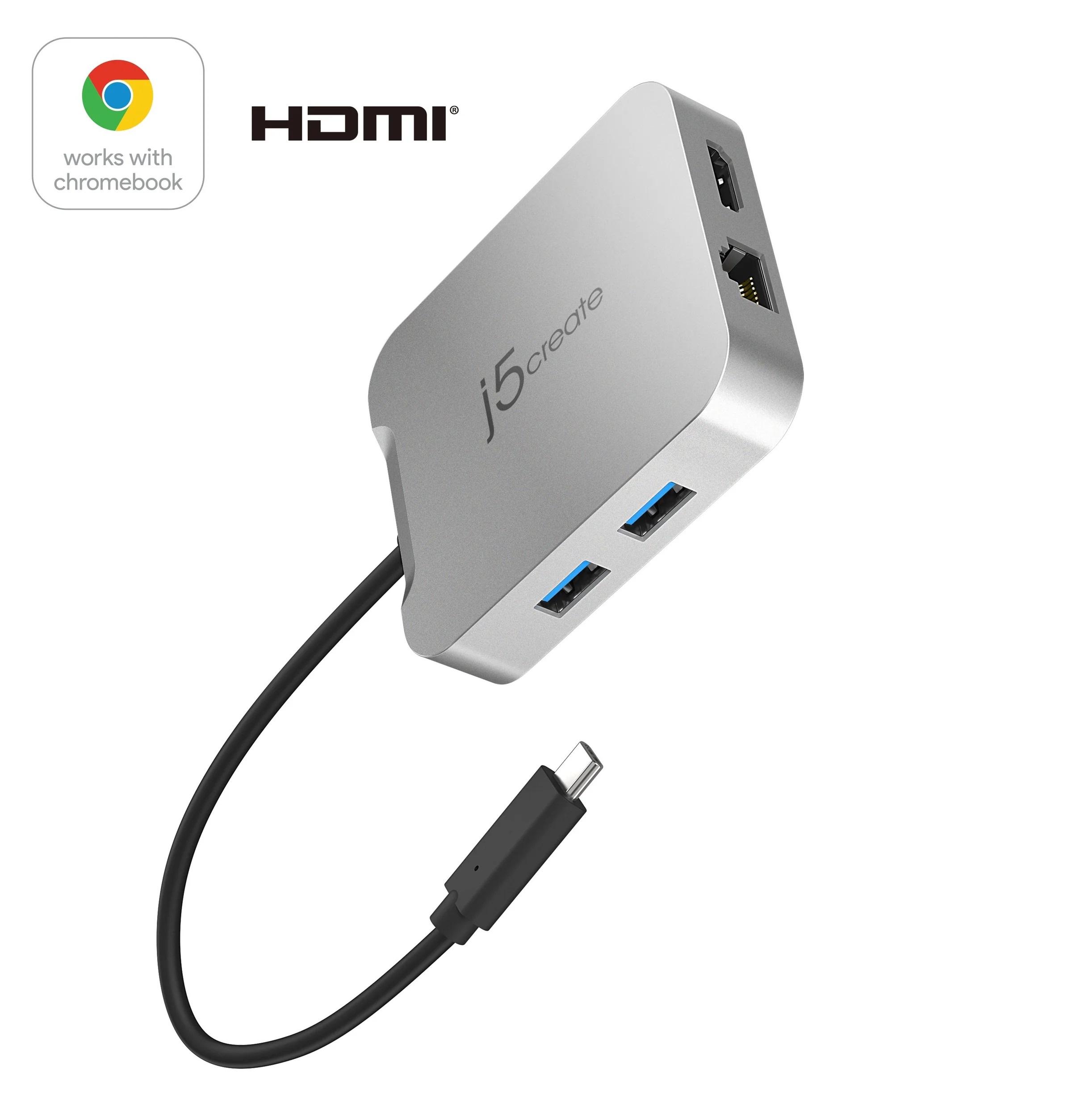 Докинг станция j5create JCD391 86W, USB-C, USB-A, HDMI, RJ-45