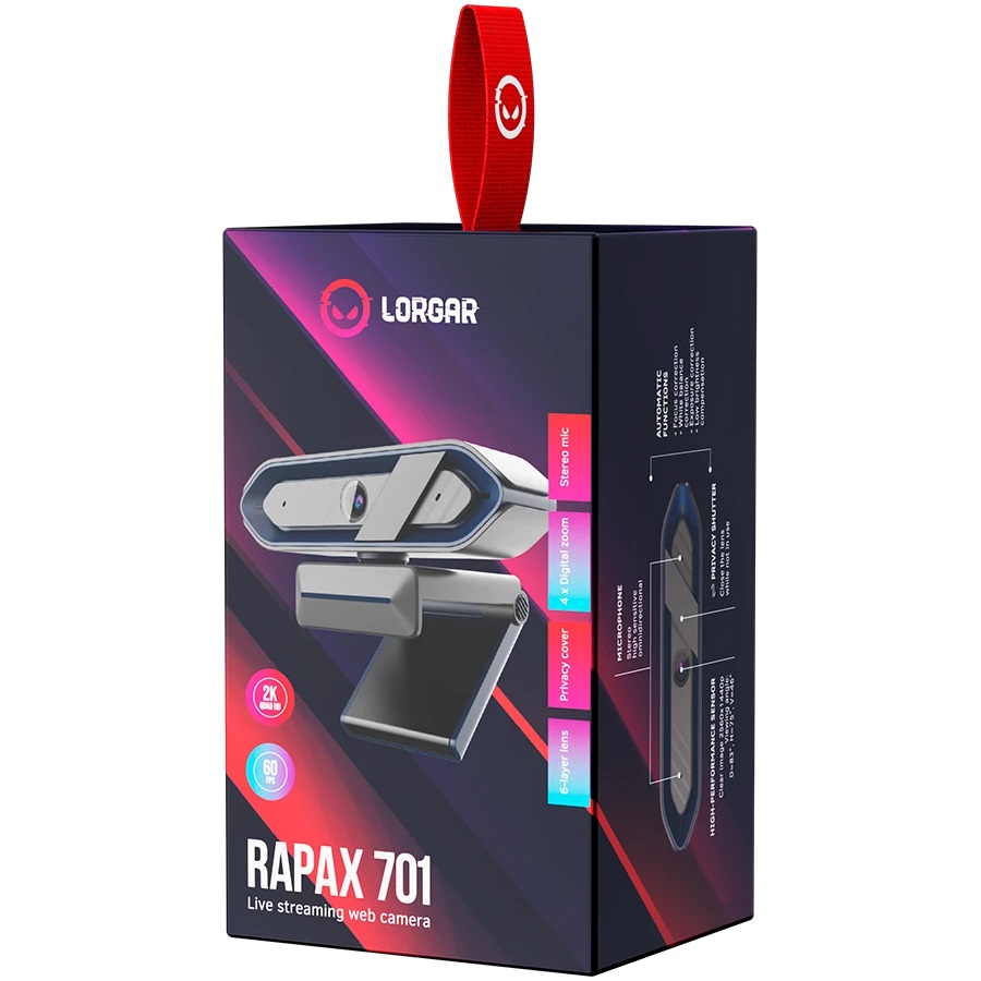 Уеб камера LORGAR Rapax 701 LRG-SC701BL Blue