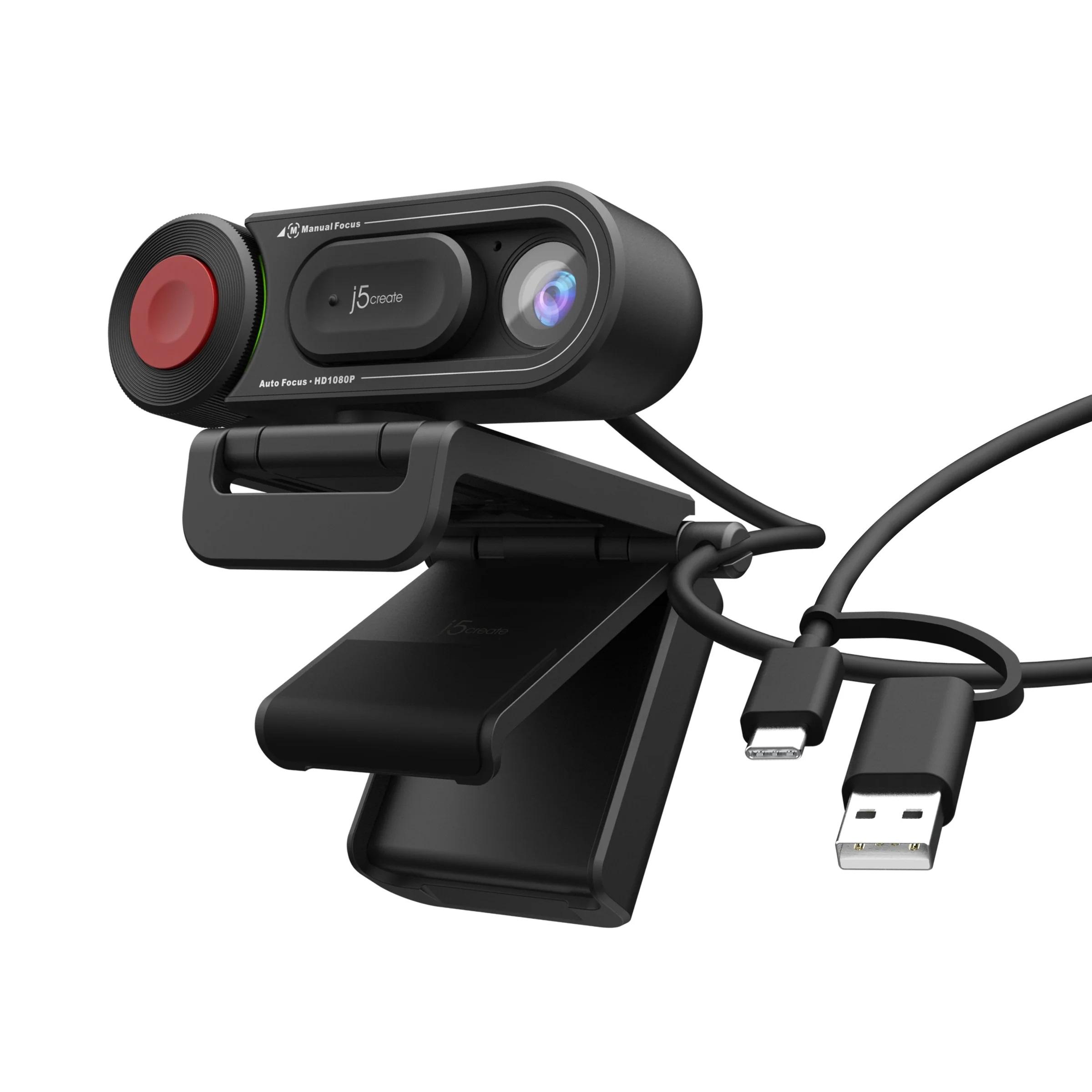 Cameră web j5create JVU250, 4K UltraHD, Microfon, Focalizare automată și manuală