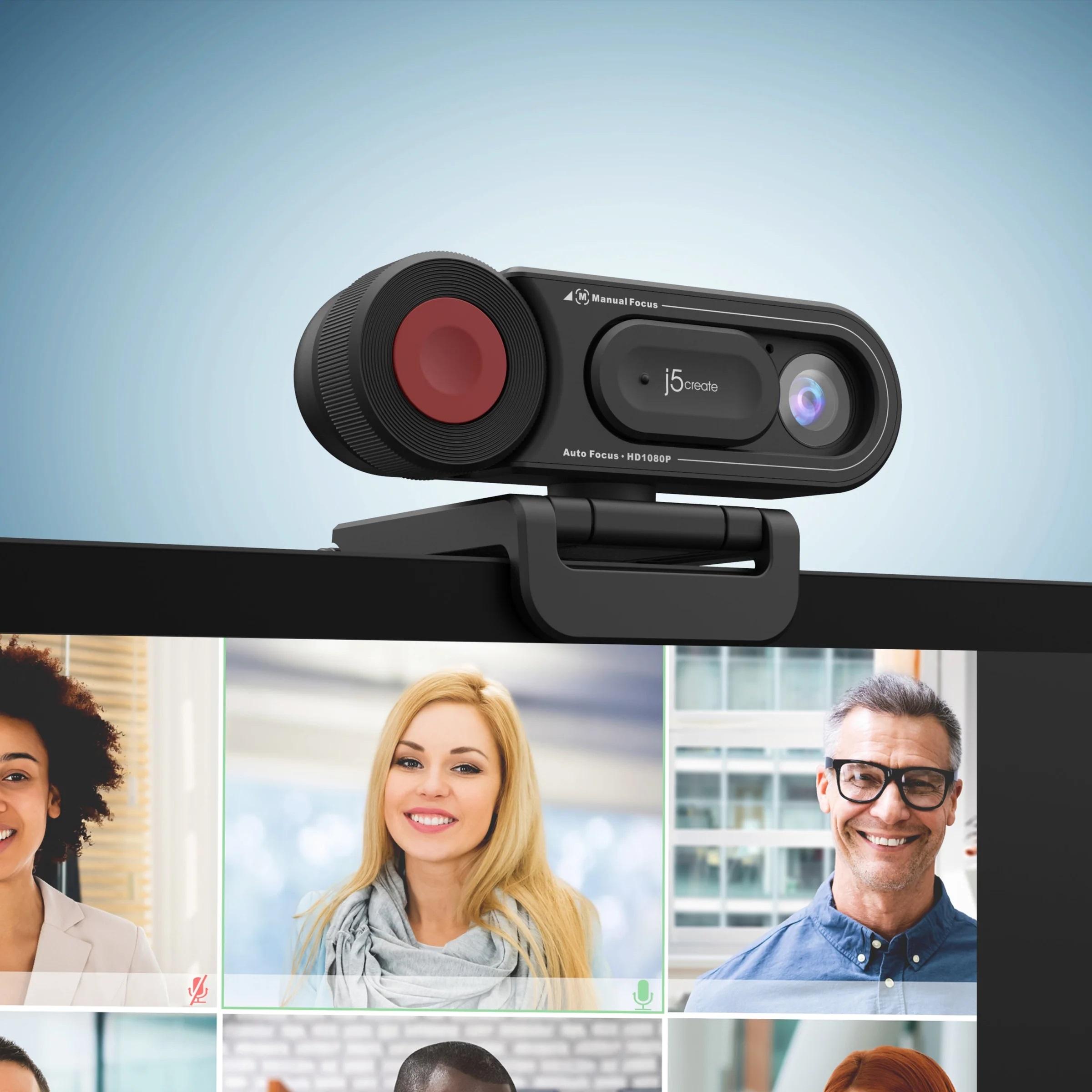 Cameră web j5create JVU250, 4K UltraHD, Microfon, Focalizare automată și manuală