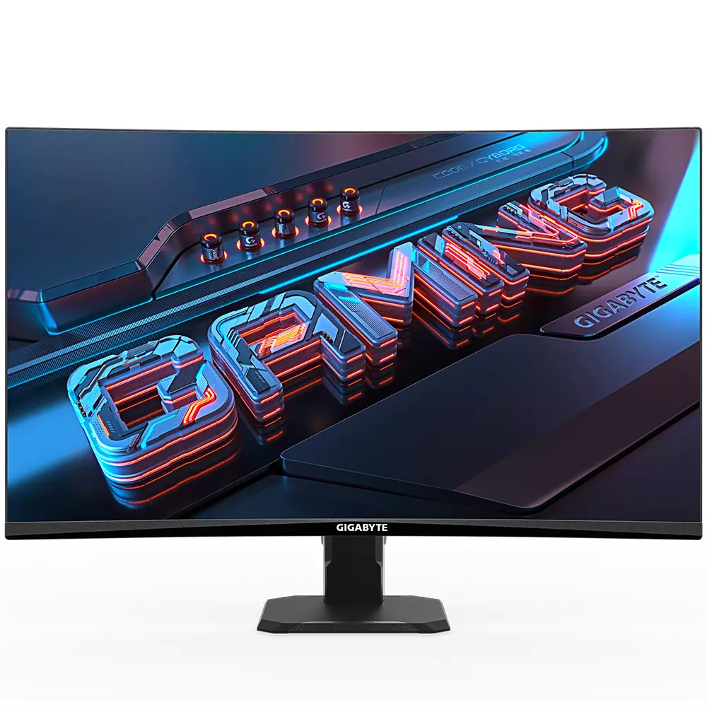 Монитор Gigabyte GS27FC, 27", VA Curved, FHD 1920x1080, 180Hz, 1ms, 108% sRGB, HDR, AMD FreeSync Premium