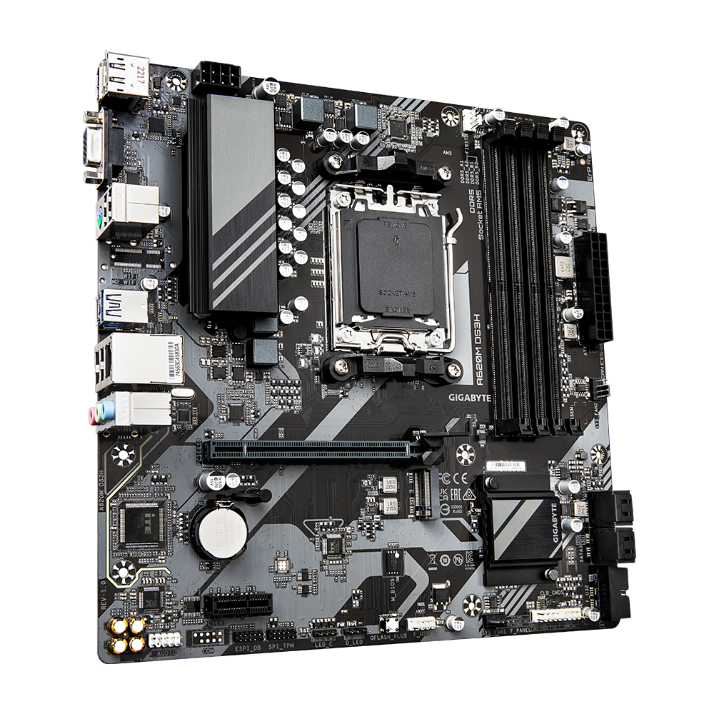 Дънна платка GIGABYTE A620M DS3H AM5 DDR5