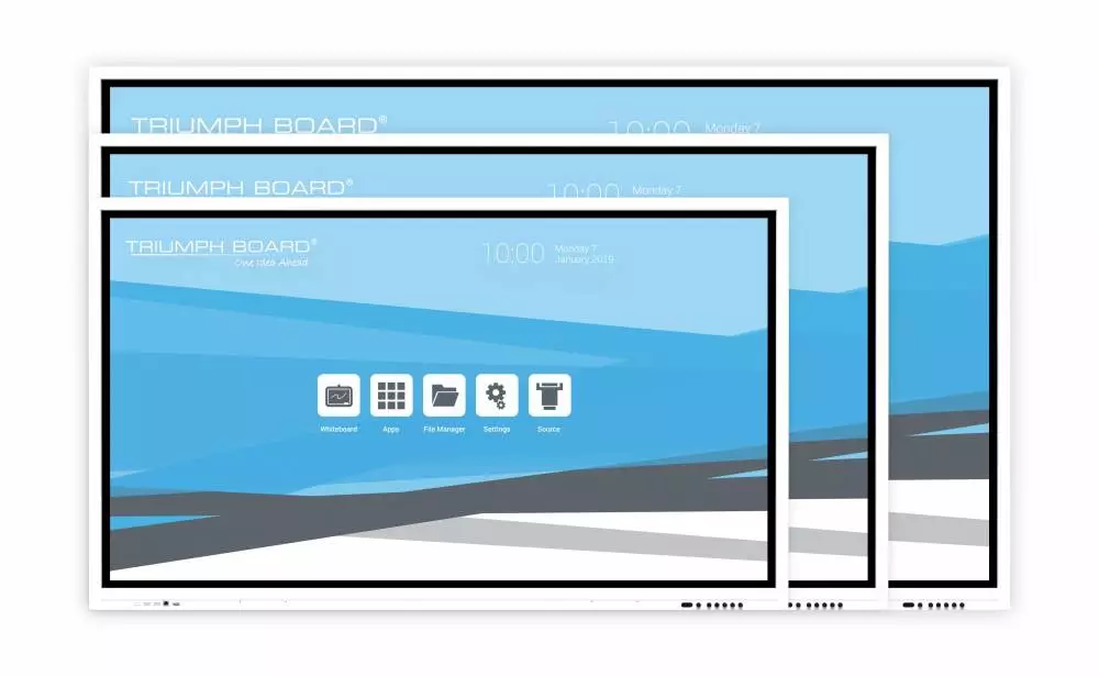 Интерактивен мулти-тъч дисплей TRIUMPH BOARD 75" INTERACTIVE FLAT PANEL