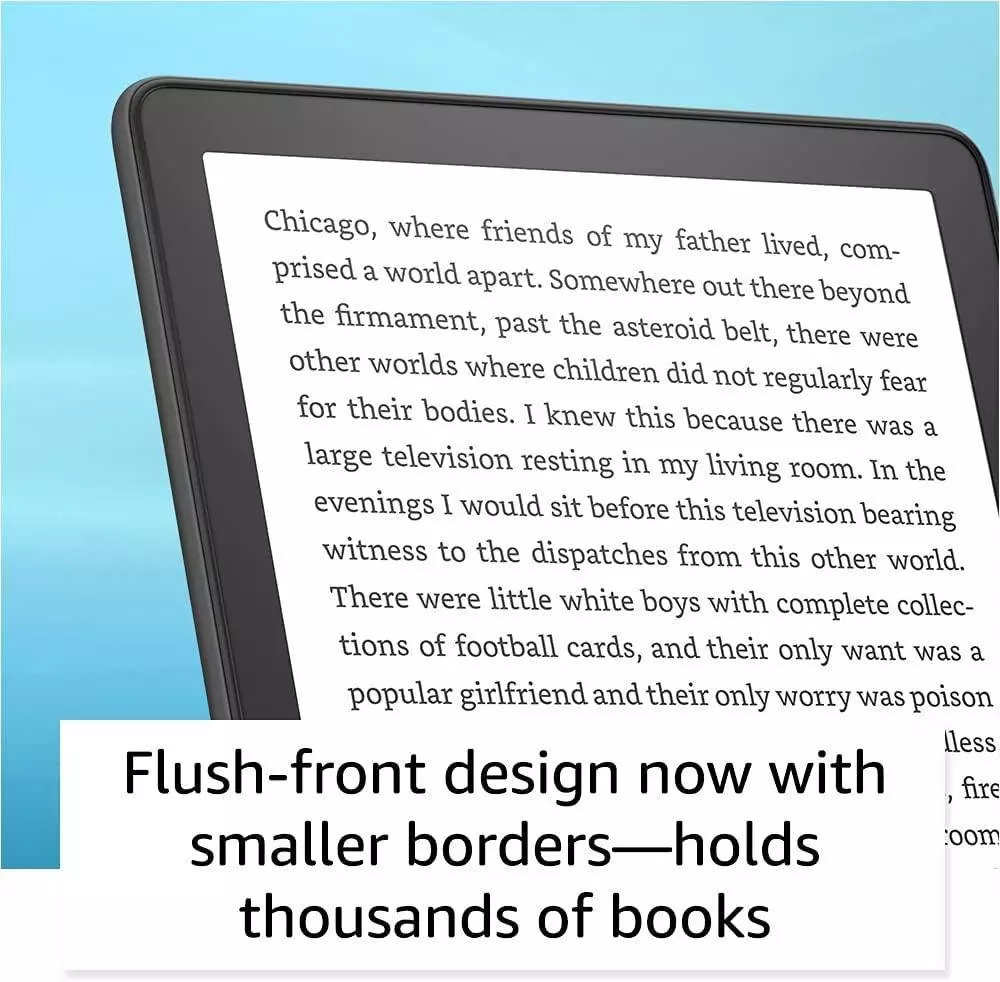 eBook четец Kindle Paperwhite 6.8", 16GB, 2021, 11 генерация, IPX8, Черен