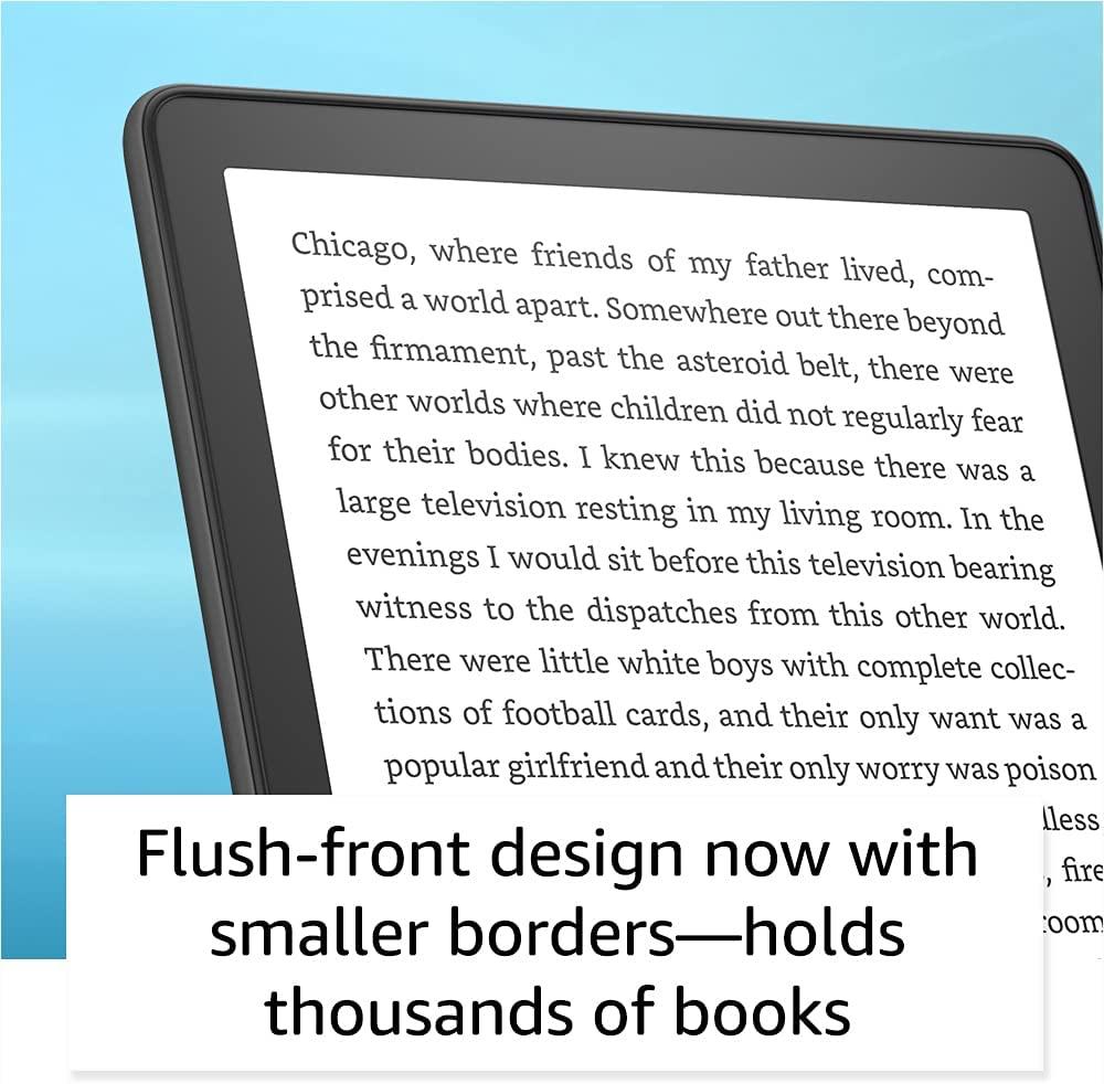 eBook четец Kindle Paperwhite 6.8", 16GB, 2021, 11 генерация, IPX8, Черен