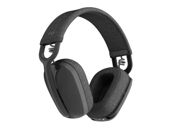 Kopfhörer Logitech Zone Vibe 125 Headset Wireless Leichtgewicht USB-Empfänger - 981-001126