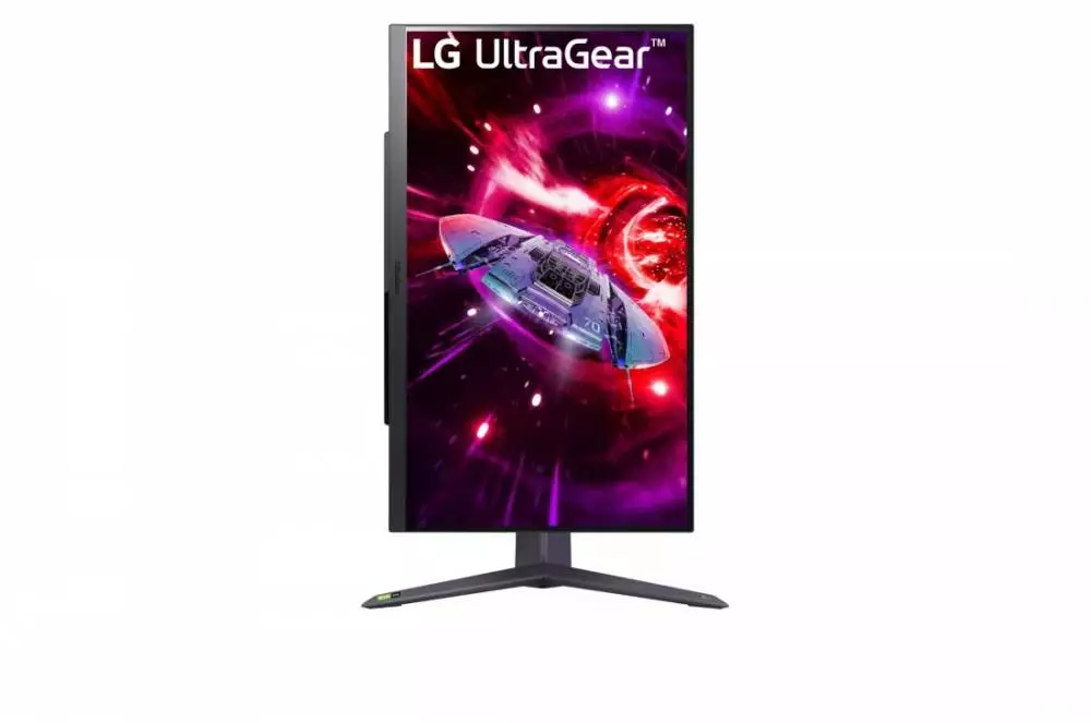 Монитор LG 27GR75Q-B, 27", IPS, QHD 2560x1440, 165Hz, 1ms, HDR10, AMD FreeSync/G-SYNC Compatible 