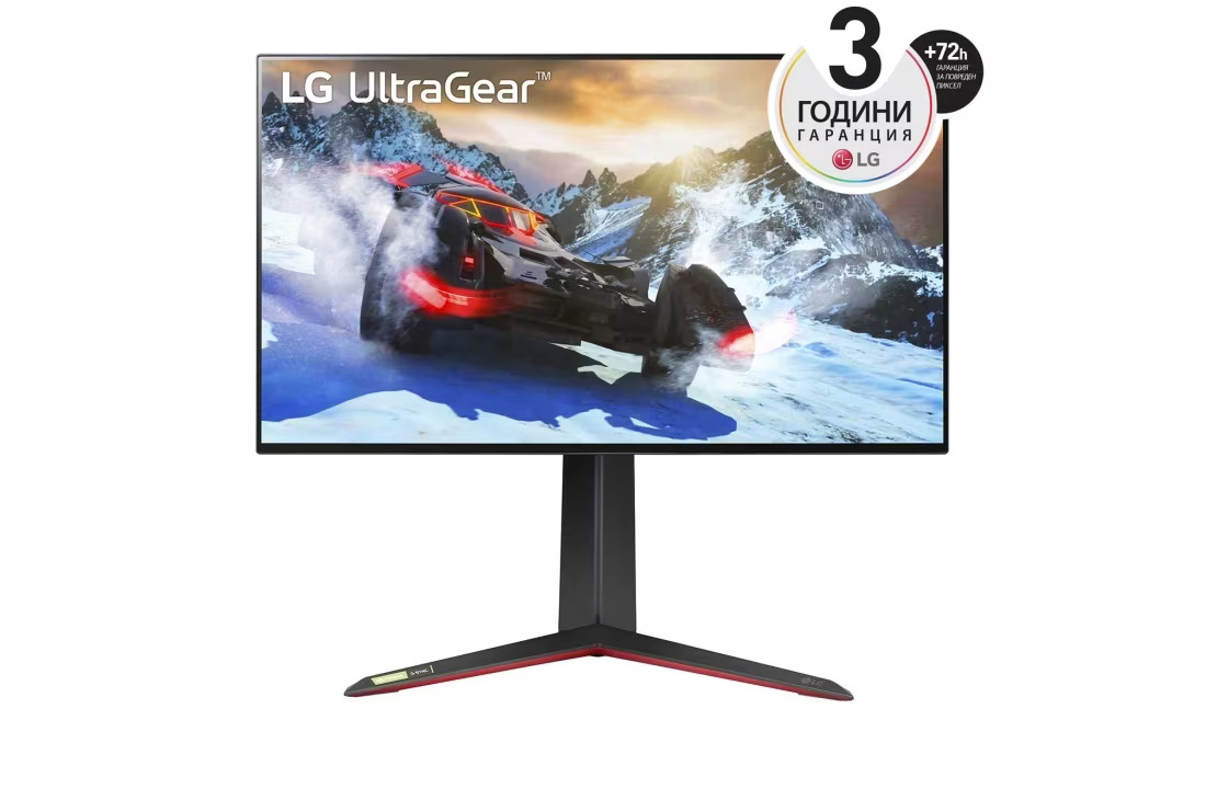 Монитор LG 27GP95RP-B, 27", Nano IPS, 4K UHD 3840x2160, 144Hz, 1ms, HDR600, AMD FreeSync/NVIDIA G-SYNC