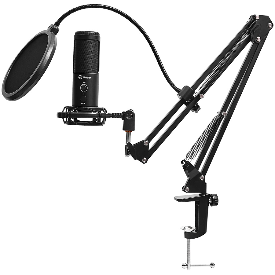 Микрофон LORGAR Voicer 931 LRG-CMT931 Gaming Microphone USB Type-C Black