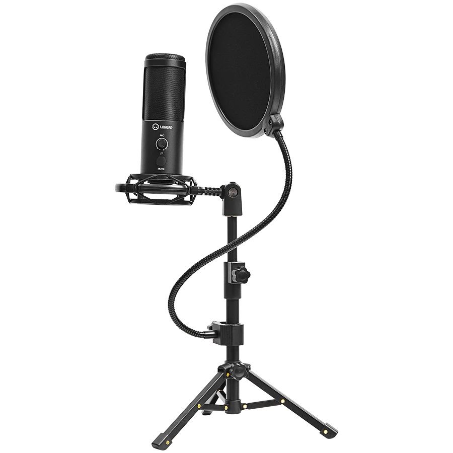Микрофон LORGAR Voicer 721 LRG-CMT721 Gaming Microphone USB Type-C Black