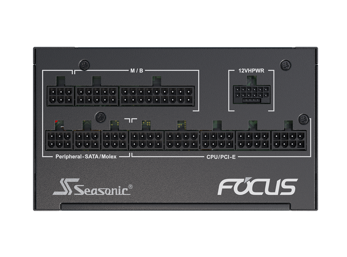 Захранване Seasonic FOCUS GX-1000 1000W 80 Plus Gold, PCIe 5.0, Fully Modular - SSR-1000FX3
