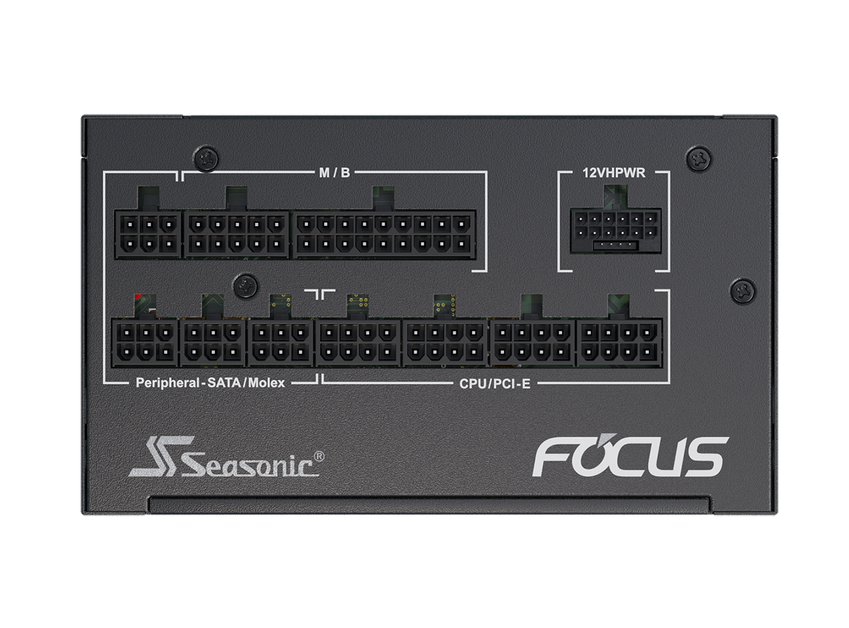 Alimentation Seasonic FOCUS GX-750 750W 80 Plus Gold, PCIe 5.0, Fully Modular - SSR-750FX3