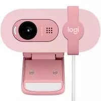 Уеб камера Logitech Brio 100 Full HD Webcam Rose - 960-001623