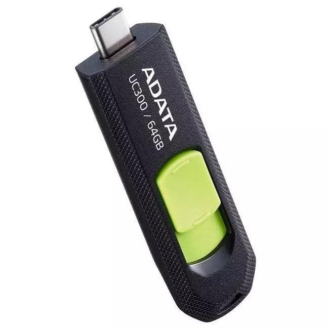 USB памет Adata UC300 64GB USB Type-C Black/Green
