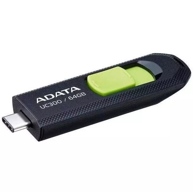 USB памет Adata UC300 64GB USB Type-C Black/Green