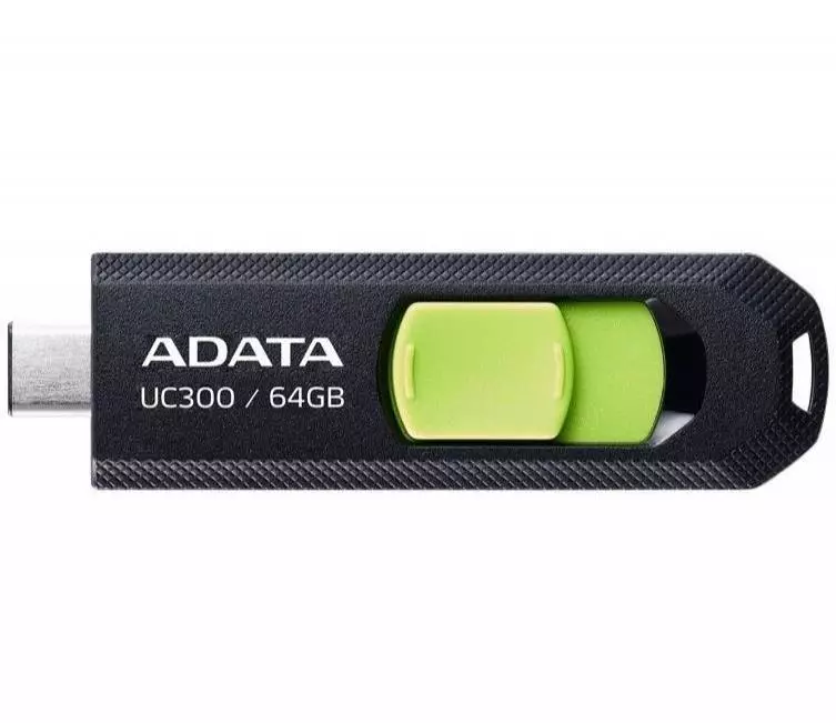 USB памет Adata UC300 64GB USB Type-C Black/Green