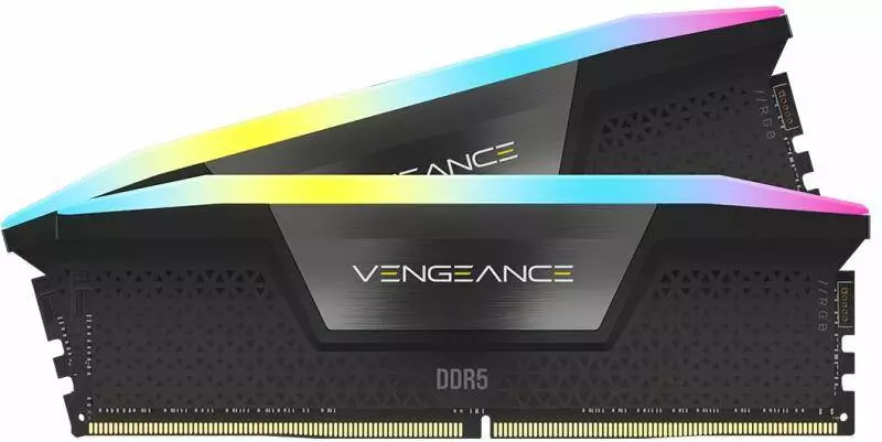 Памет Corsair Vengeance RGB 32GB (2x16GB) DDR5 6000MHz CL36 XMP - CMK32GX5M2E6000C36
