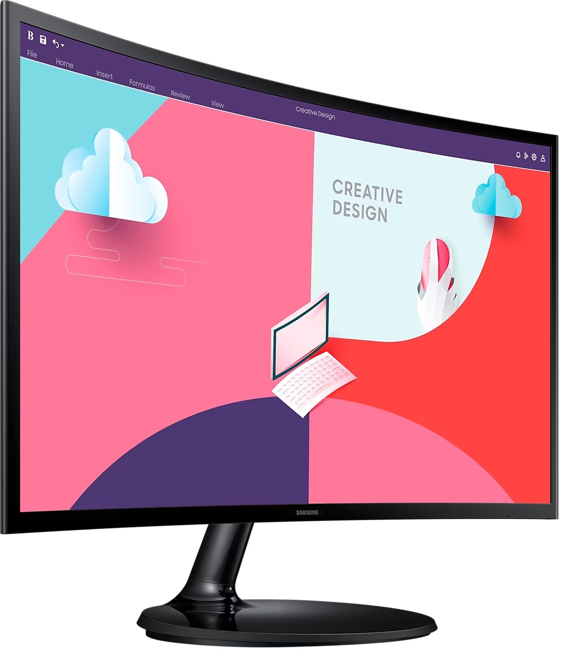 Монитор Samsung S3 S36C LS27C360EAUXEN, 27", VA, FHD 1920x1080, 75Hz, 4ms, HDMI, AMD FreeSync