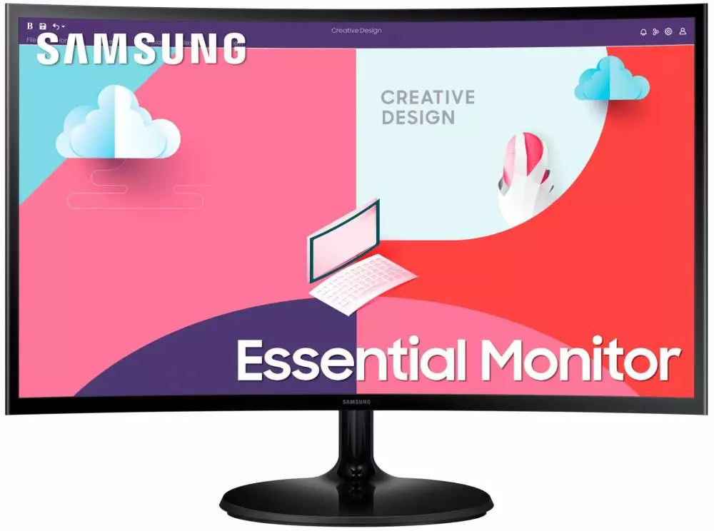 Монитор Samsung S3 S36C LS27C360EAUXEN, 27", VA, FHD 1920x1080, 75Hz, 4ms, HDMI, AMD FreeSync