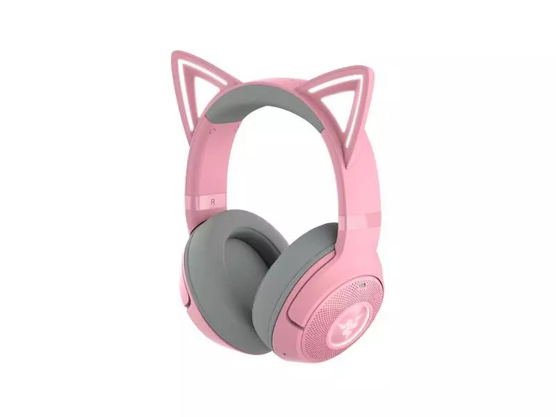 Геймърски слушалки RAZER KRAKEN KITTY V2 BT Quartz - RZ04-04860100-R3M1