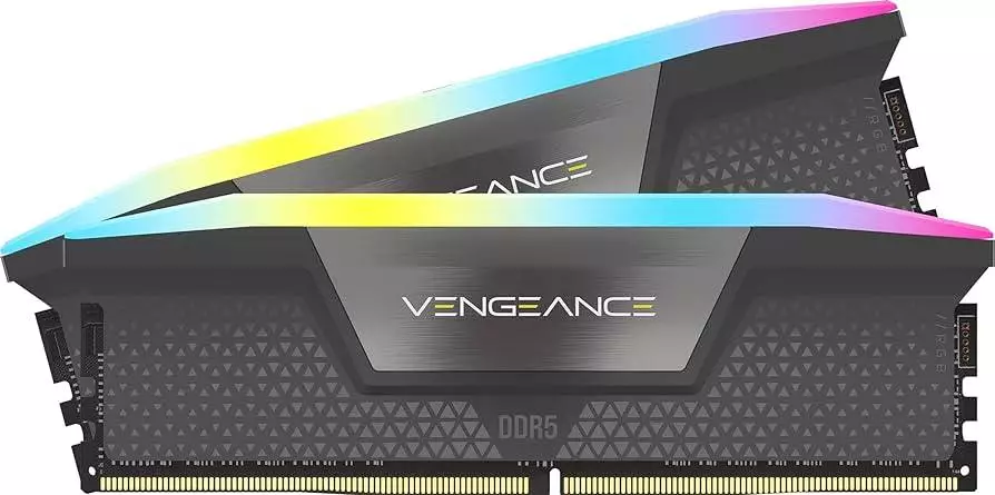 Памет Corsair Vengeance RGB 32GB (2x16GB) DDR5 6000MHz CL36 XMP - CMH32GX5M2D6000Z36K