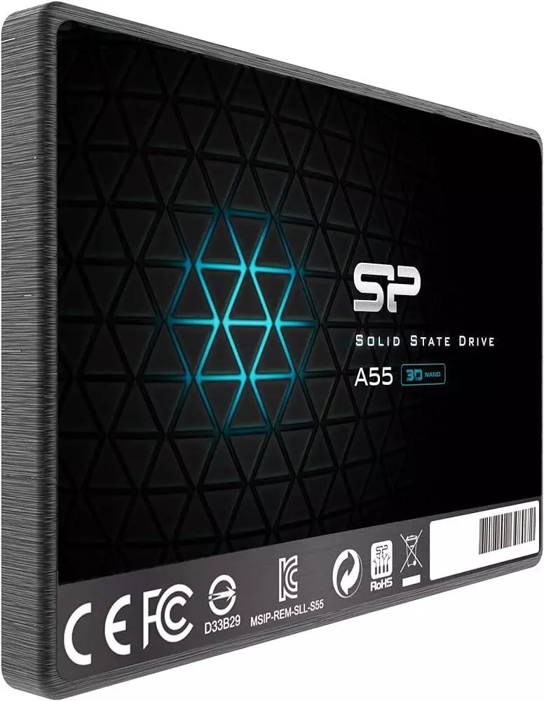 Диск SSD Silicon Power A55 4TB 2.5" SATAIII 6Gb/s 3D NAND SLC 7mm - SP004TBSS3A55S25