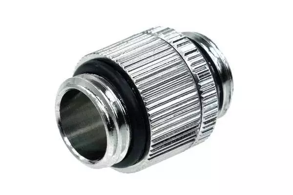 Фитинг Адаптер Alphacool HF, Двоен нипел, G1/4 - G1/4, Въртящ се, Никел