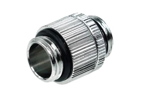 Фитинг Адаптер Alphacool HF, Двоен нипел, G1/4 - G1/4, Въртящ се, Никел