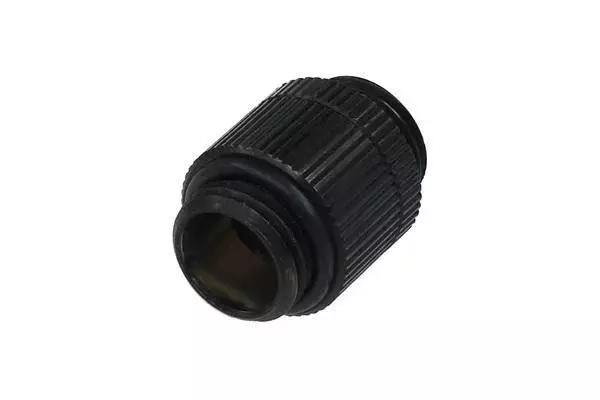 Фитинг Адаптер Alphacool HF, Двоен нипел, G1/4 - G1/4, Въртящ се, Черен мат