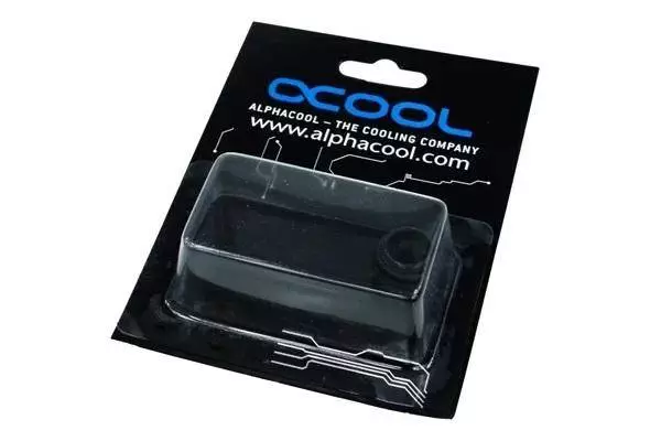 Фитинг Адаптер Alphacool HF, Двоен нипел, G1/4 - G1/4, О-пръстен, Черен мат