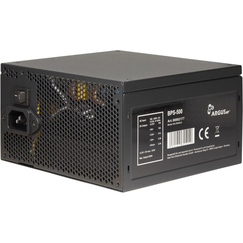 Захранване Inter Tech Argus BPS-500, 500W 80 Plus Bronze