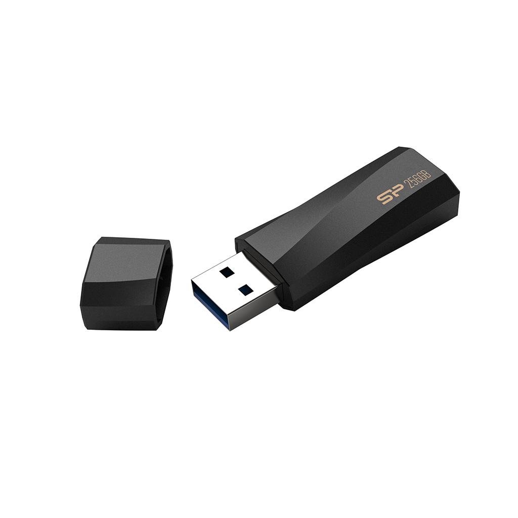 USB флешка Silicon Power Blaze B07, 256GB, USB 3.2, Черная