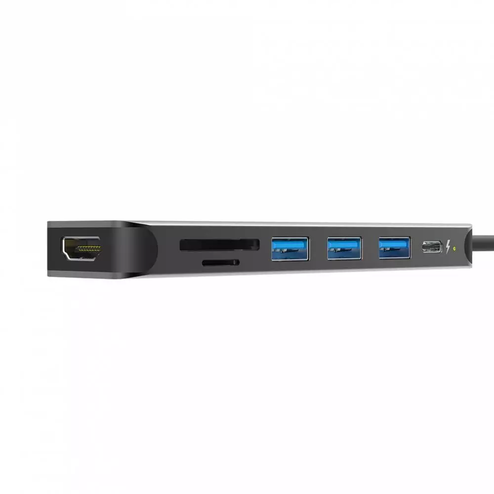 Докинг станция Silicon Power Boost SU20, 7 в 1, USB-C