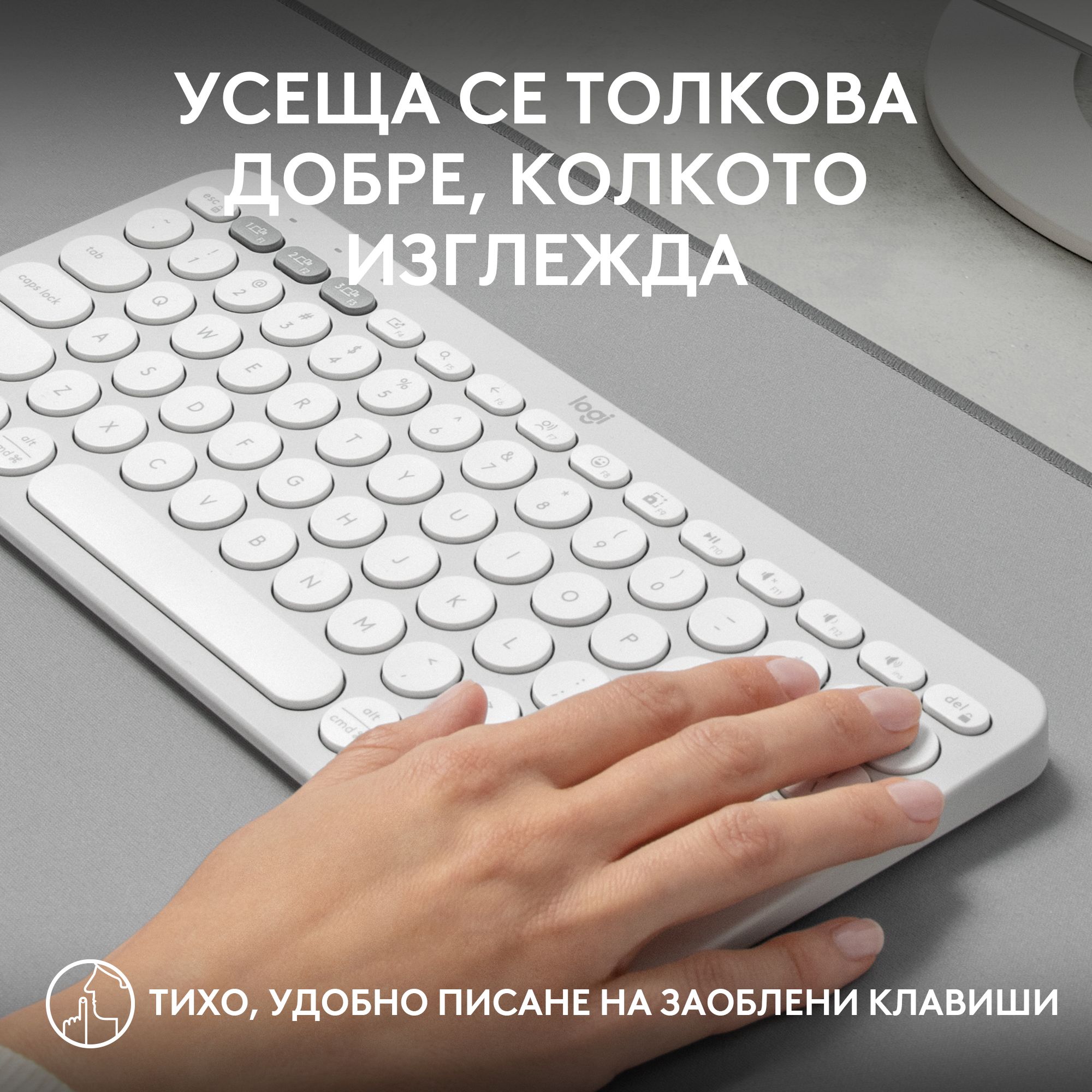 Клавиатура Logitech Pebble Keys 2 K380S Wireless - 920-011852
