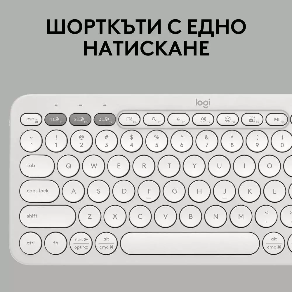 Клавиатура Logitech Pebble Keys 2 K380S Wireless - 920-011852