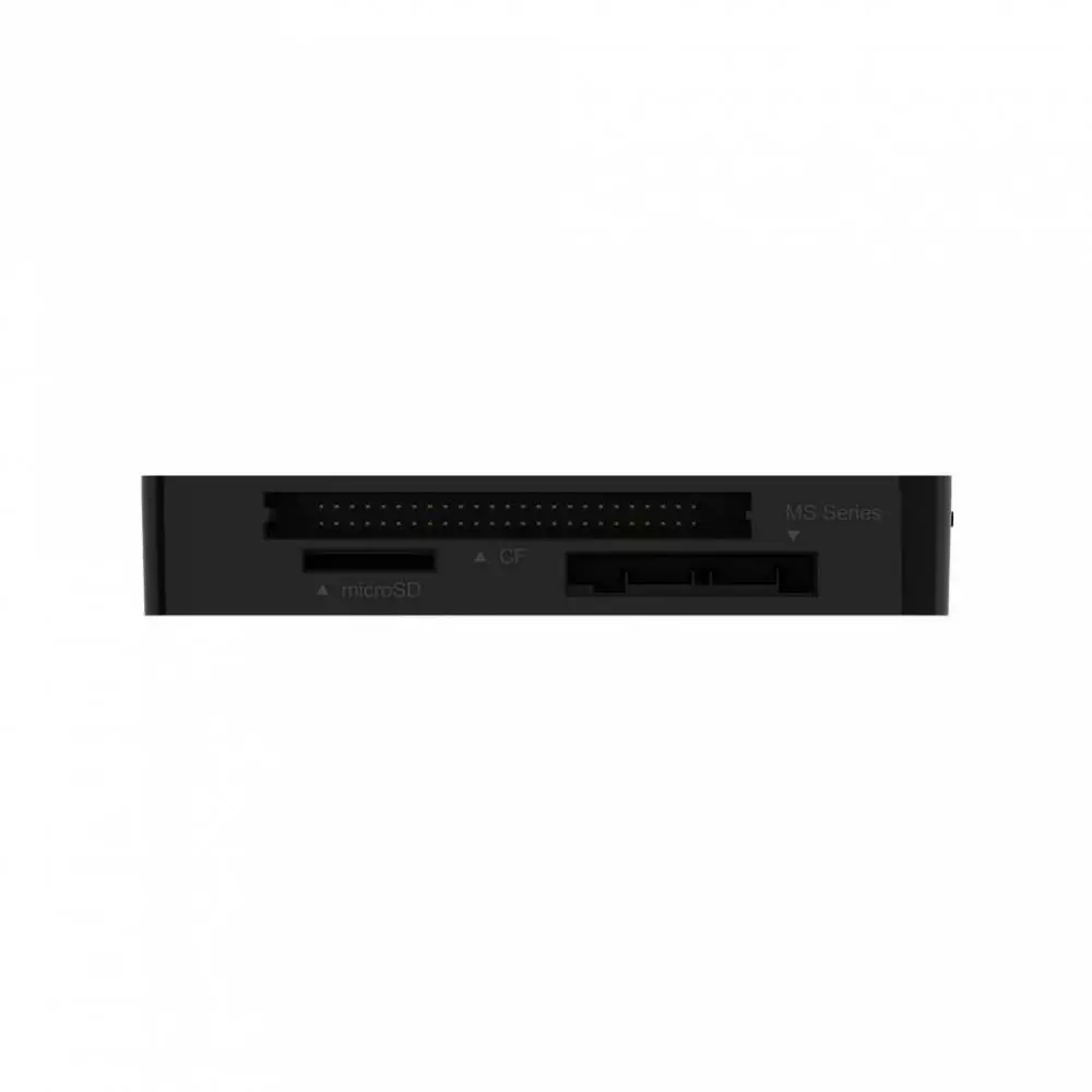 Четец за карти Silicon Power "All-in-One", SD/MMC, microSD, CF, MS Series, Черен