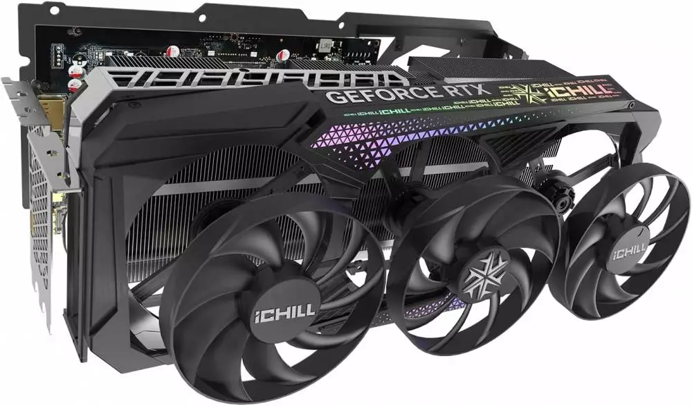 Видео карта INNO3D GeForce RTX 4090 ICHILL X3 24GB GDDR6X