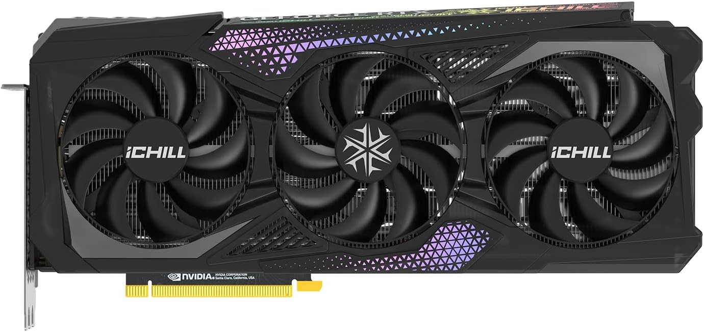 Видео карта INNO3D GeForce RTX 4090 ICHILL X3 24GB GDDR6X 